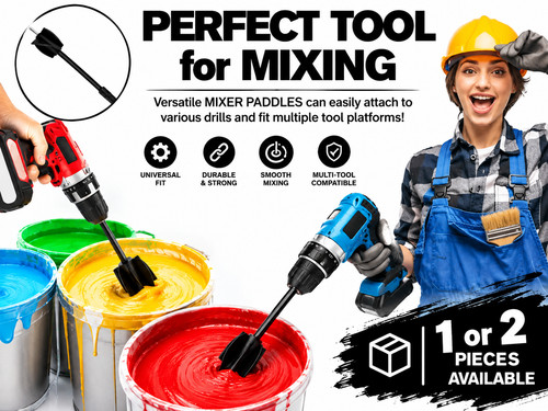 2pc paint mixer - paint, drill