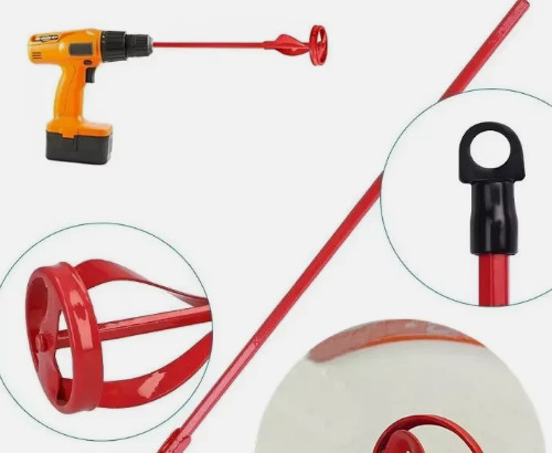 Red drill mixer - drill, paddle