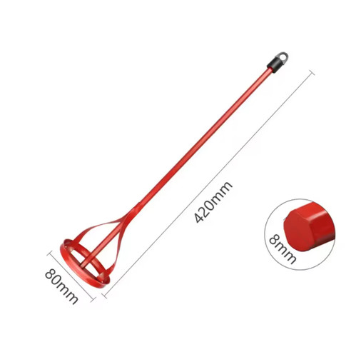 Red drill paint - paint, plaster