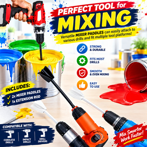 2pc paint mixer - mixer, for