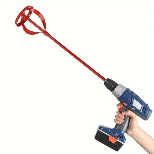 Red drill mixer - red, paint